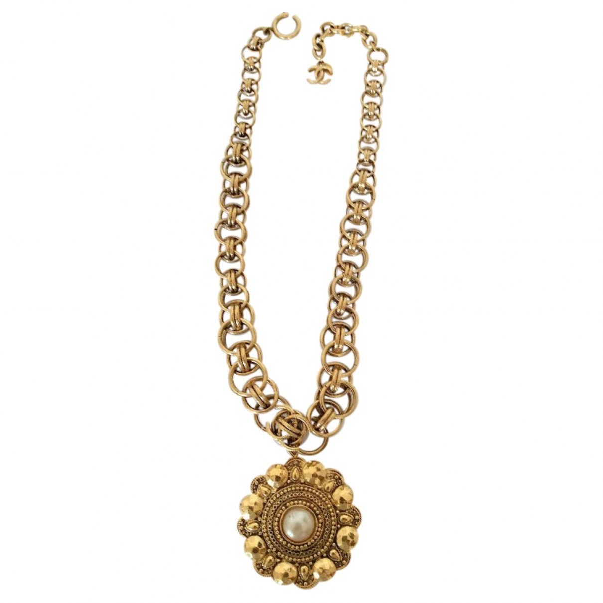 Chanel chanel yellow yellow gold necklaces
