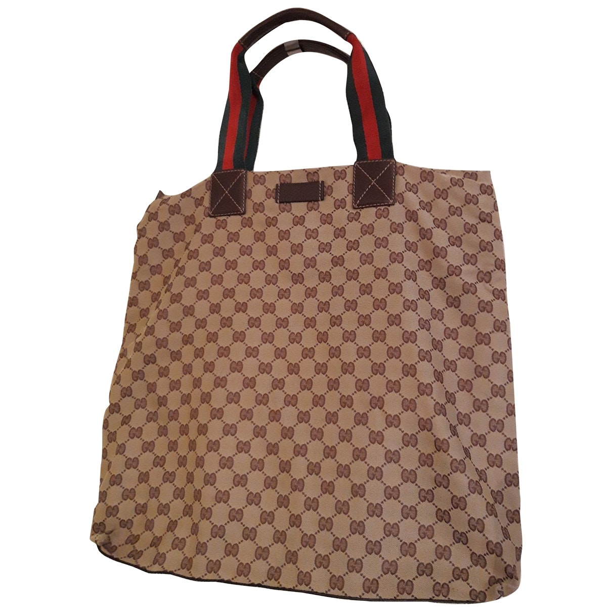 Gucci beige cloth handbag