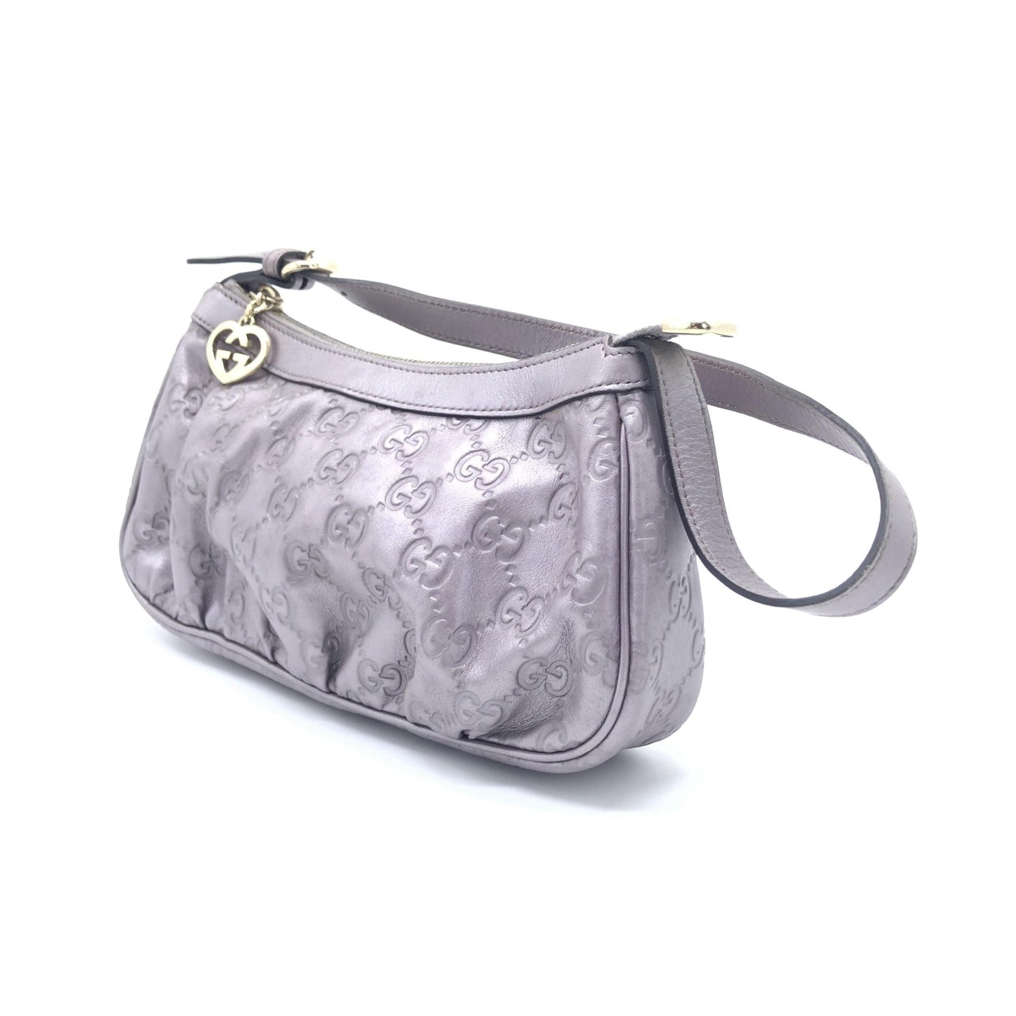 Gucci Metallic Guccissima Lovely Shoulder Women's Bag