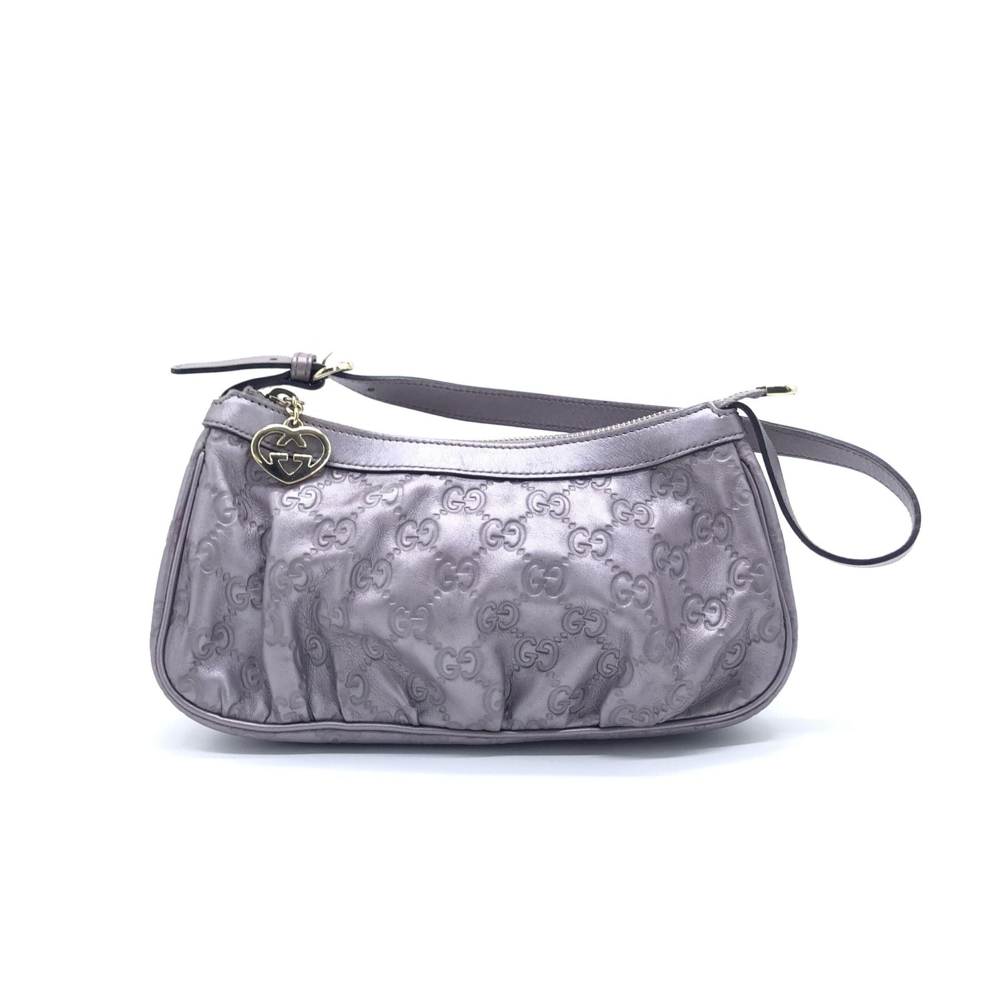 Gucci Metallic Guccissima Lovely Shoulder Women's Bag