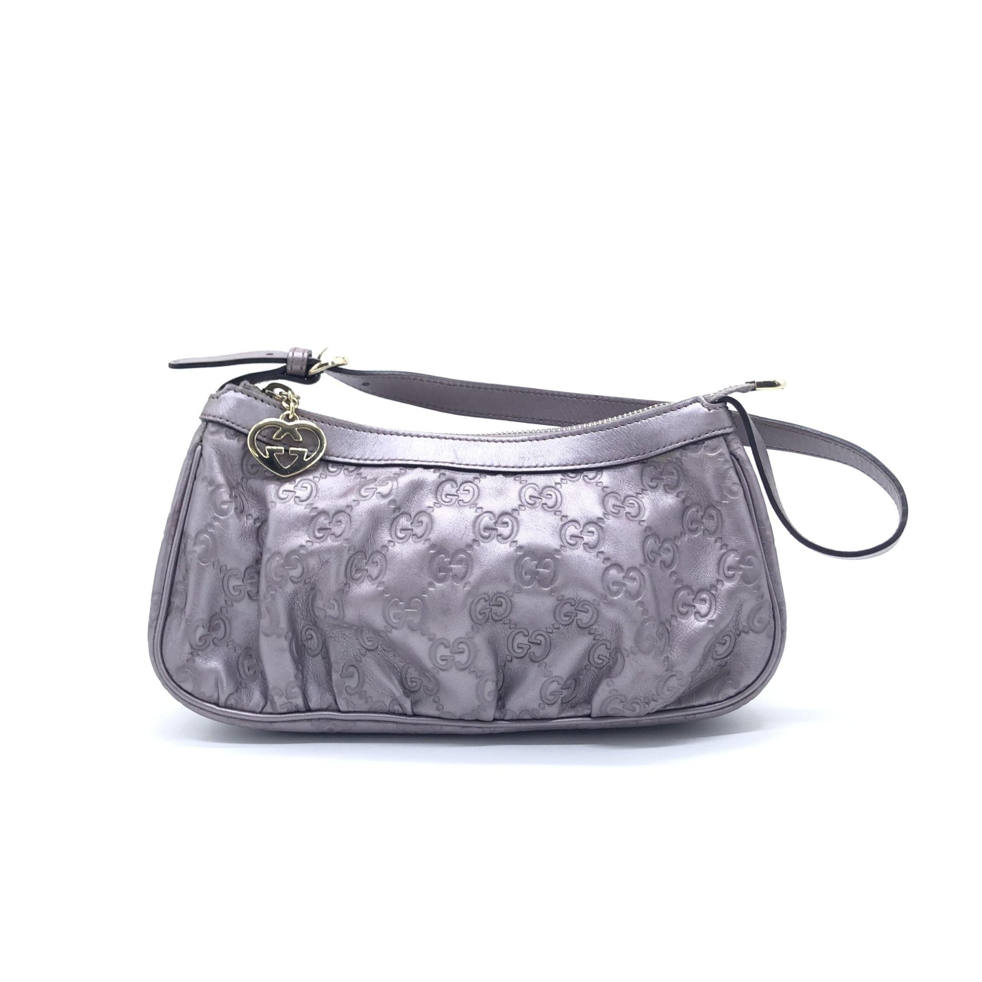 Gucci Metallic Guccissima Lovely Shoulder Women's Bag