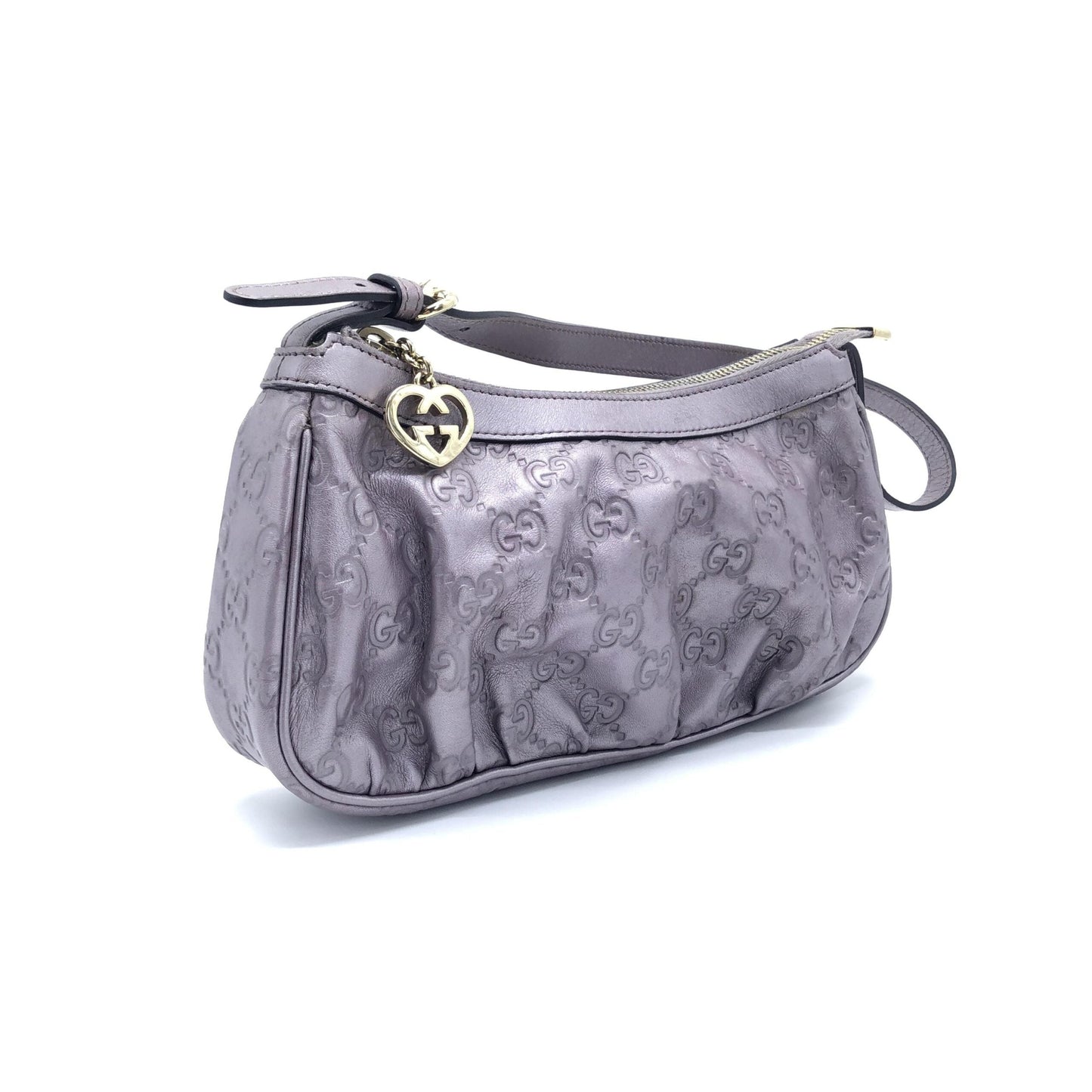 Gucci Metallic Guccissima Lovely Shoulder Women's Bag