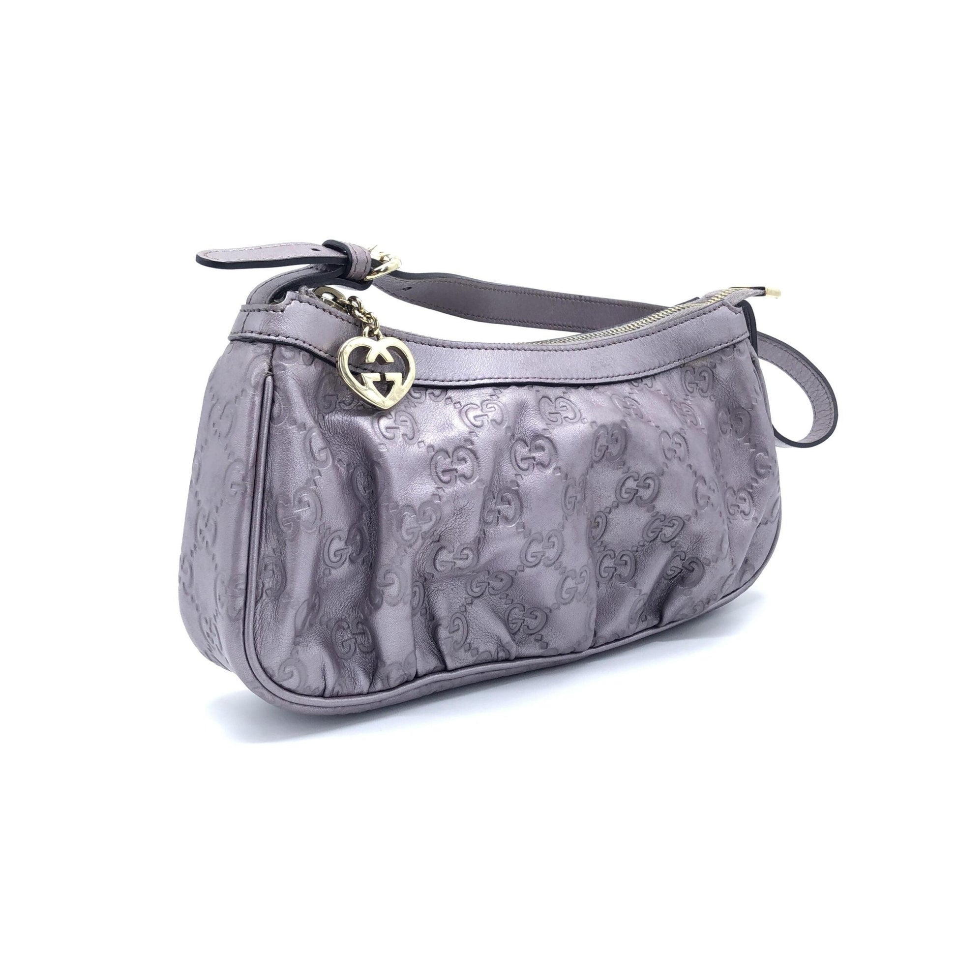 Gucci Metallic Guccissima Lovely Shoulder Women's Bag