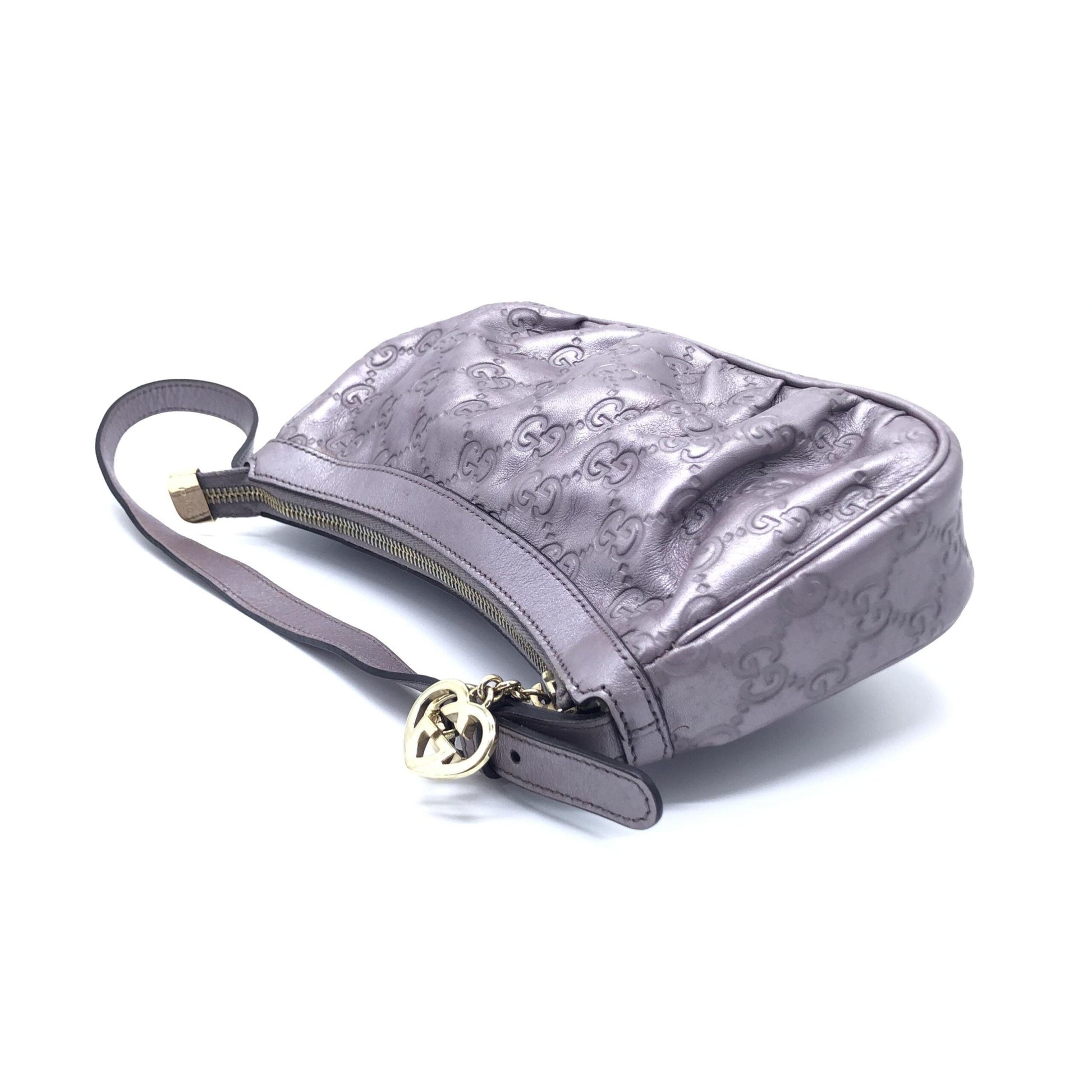 Gucci Metallic Guccissima Lovely Shoulder Women's Bag