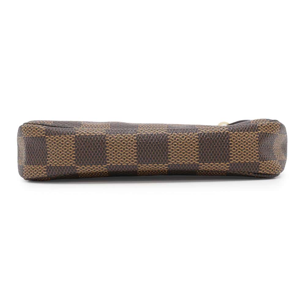Louis Vuitton Pochette Accessoires T&B BrownN58011 Ebene Damier Canvas Clutch Bag