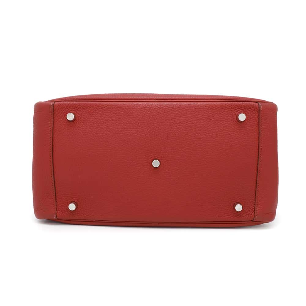 Lindy Rouge Casaque Taurillon Clemence Size Handbag Travel Bag