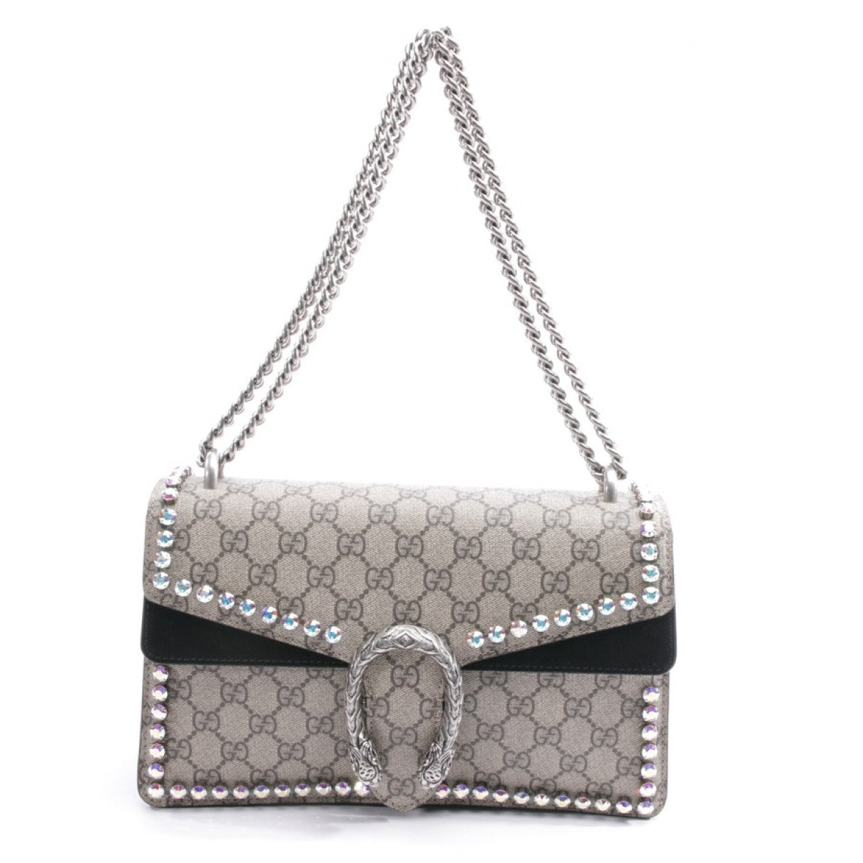 Gucci dionysus grey cloth handbag