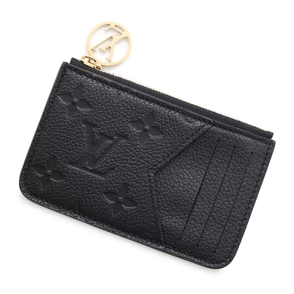 Louis Vuitton Card Porto Cult Romy NoirM81883 Monogram Empreinte Leather Wallet Case