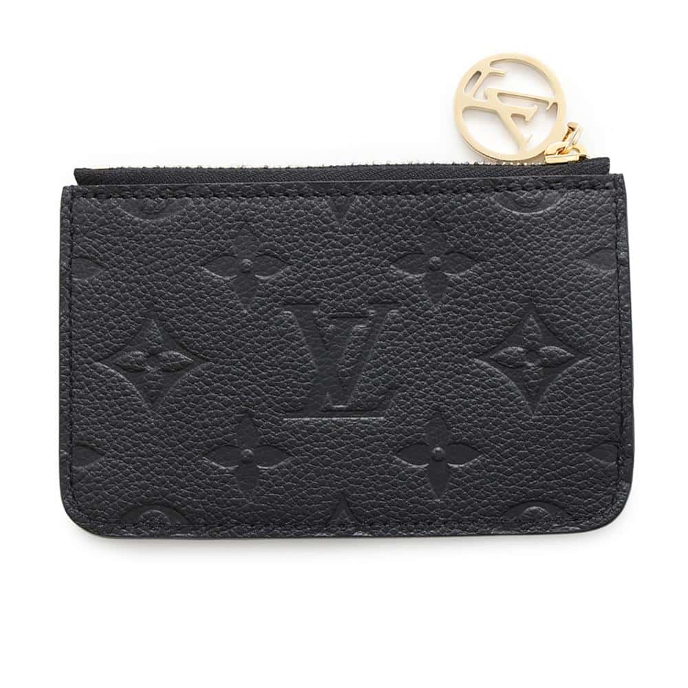 Louis Vuitton Card Porto Cult Romy NoirM81883 Monogram Empreinte Leather Wallet Case