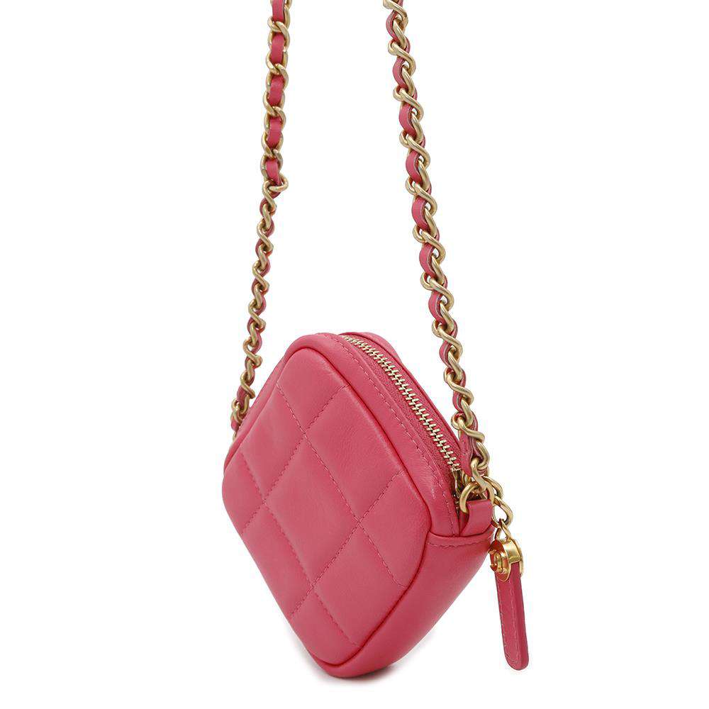 Chanel CC Logo ChainShoulder PinkAP1926 Lambskin Shoulder Bag