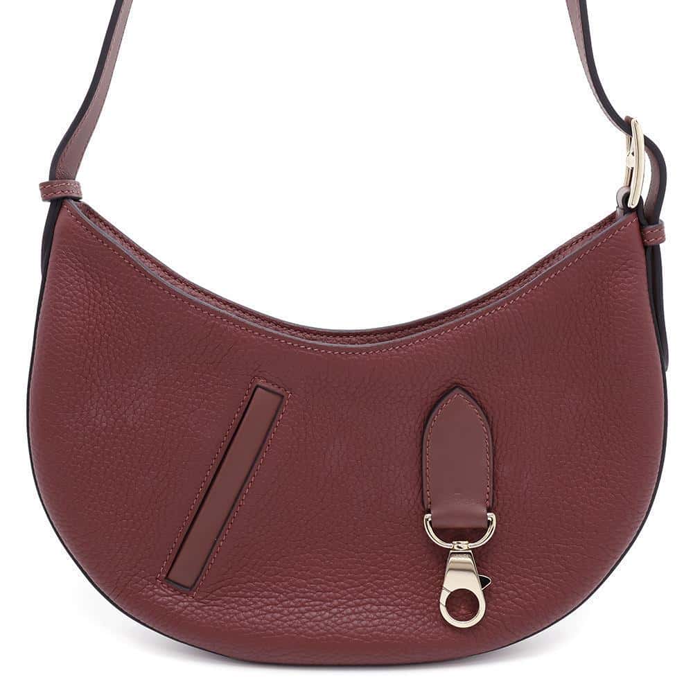 Petit Arson Rouge H Togo Handbag Leather Travel Bag