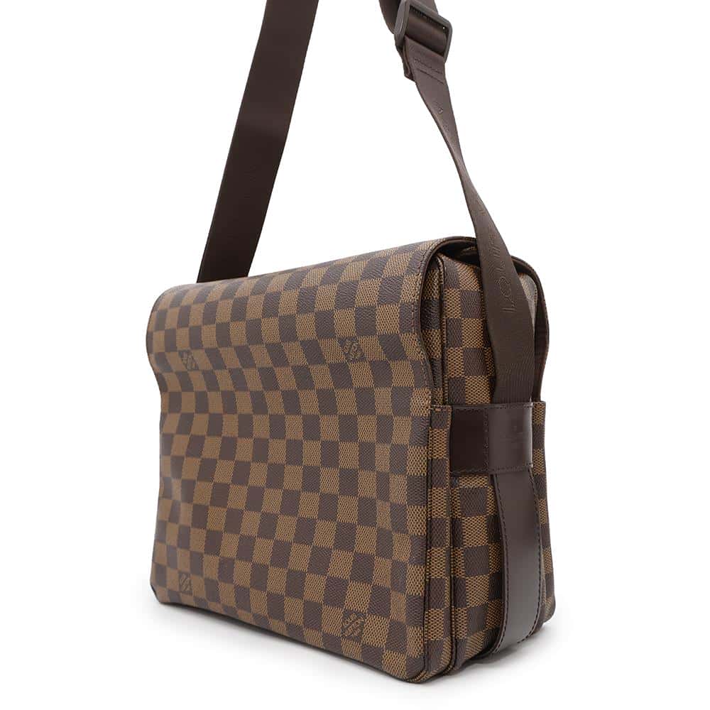 Louis Vuitton Naviglio BrownN45255 Ebene Damier Canvas Handbag