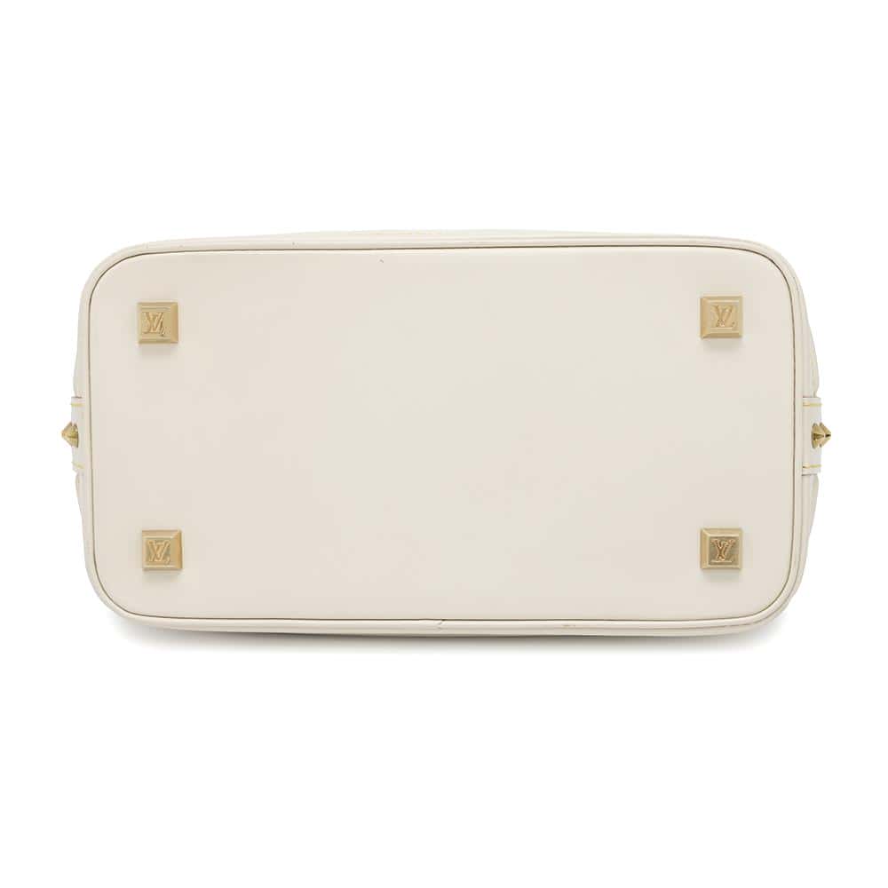 Louis Vuitton Lock It BlancM91887 Suhali・ Size Leather Handbag