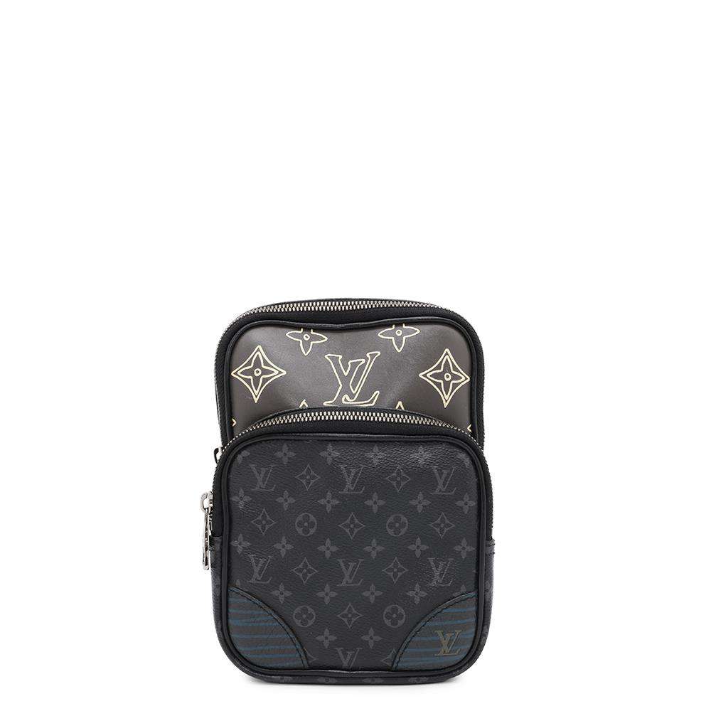 Louis Vuitton Amazon sling BlackM45439 Eclipse Monogram Crossbody Bag