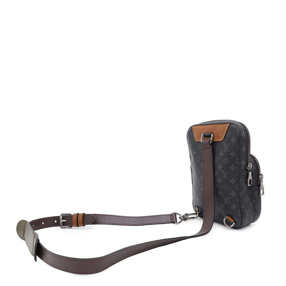 Louis Vuitton Amazon sling BlackM45439 Eclipse Monogram Crossbody Bag