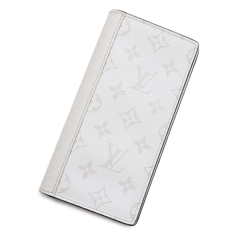 Louis Vuitton Portefeuille Brazza NM Optical WhiteM30889 ・ Monogram Canvas Leather Handbag
