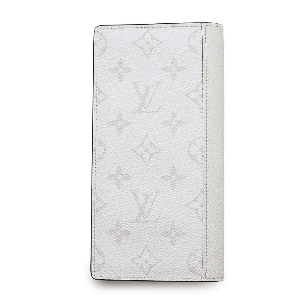 Louis Vuitton Portefeuille Brazza NM Optical WhiteM30889 ・ Monogram Canvas Leather Handbag