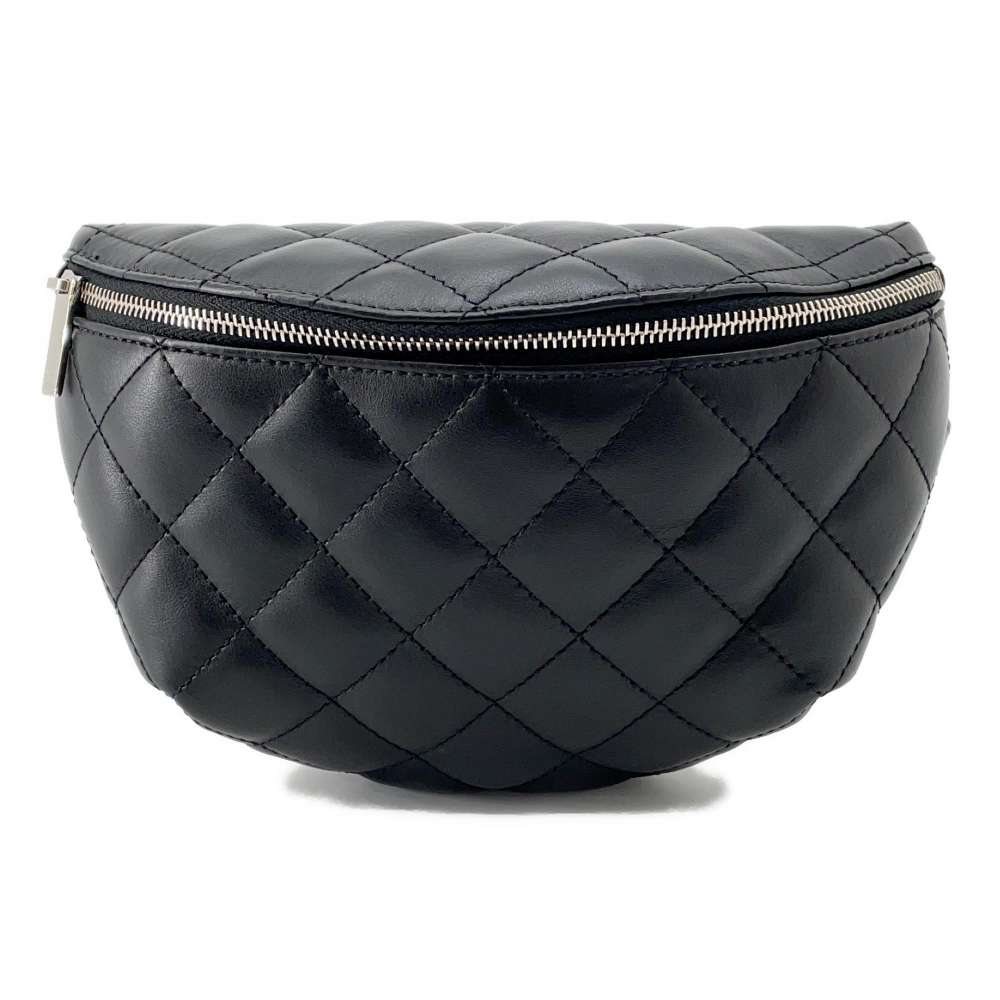 Chanel Matelasse Uniform Lambskin Black Crossbody Bag
