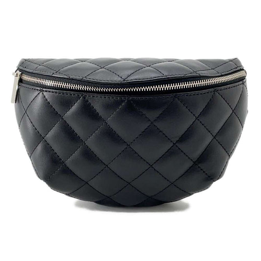 Chanel Matelasse Uniform Lambskin Black Crossbody Bag