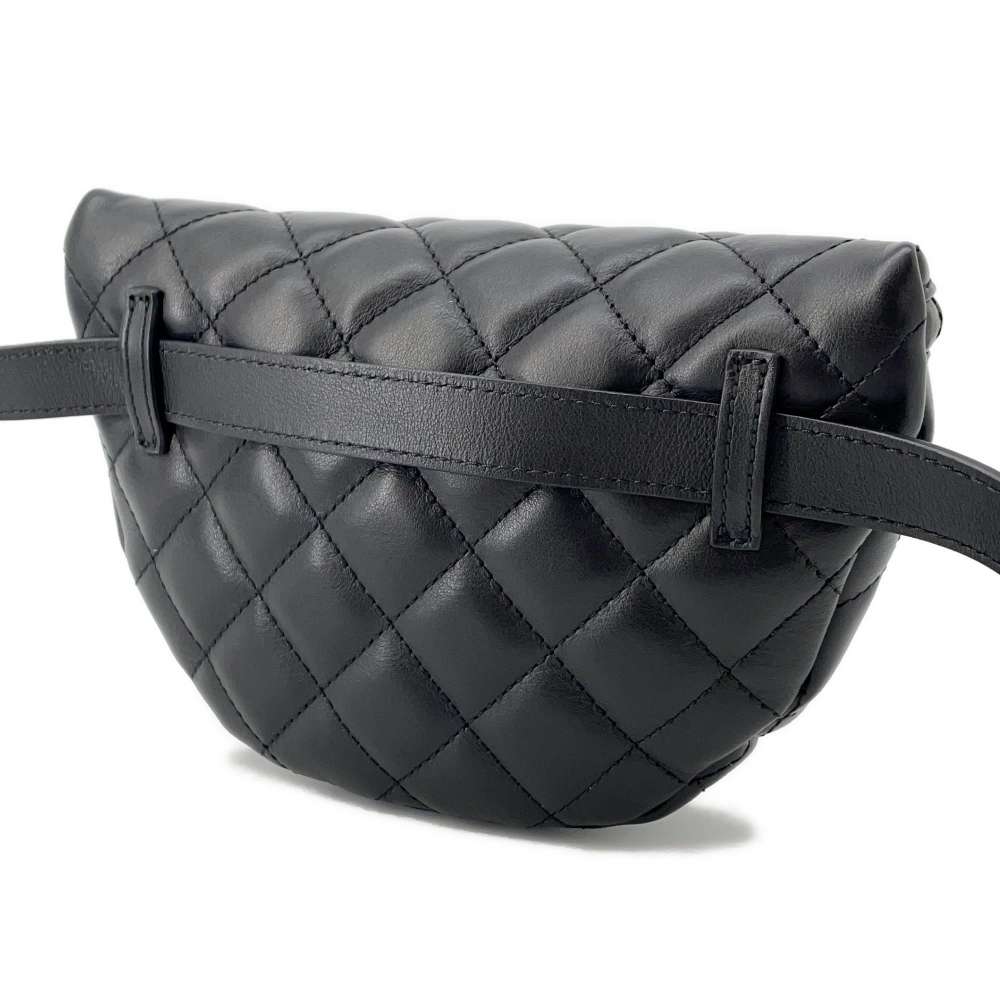 Chanel Matelasse Uniform Lambskin Black Crossbody Bag