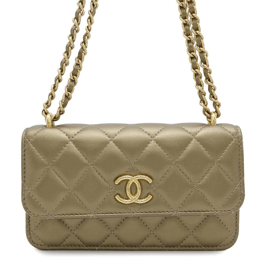 Chanel Phone GoldAP3106 Lambskin Handbag