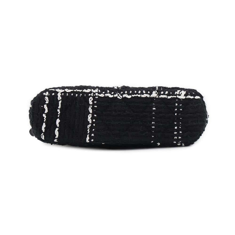 Chanel PochetteChainShoulder Tweed Black Clutch Bag