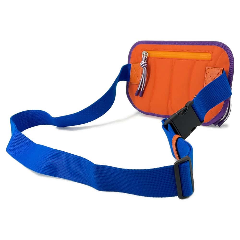 Gucci GGNylon Purple Orange752102 Rubber Blue Belt