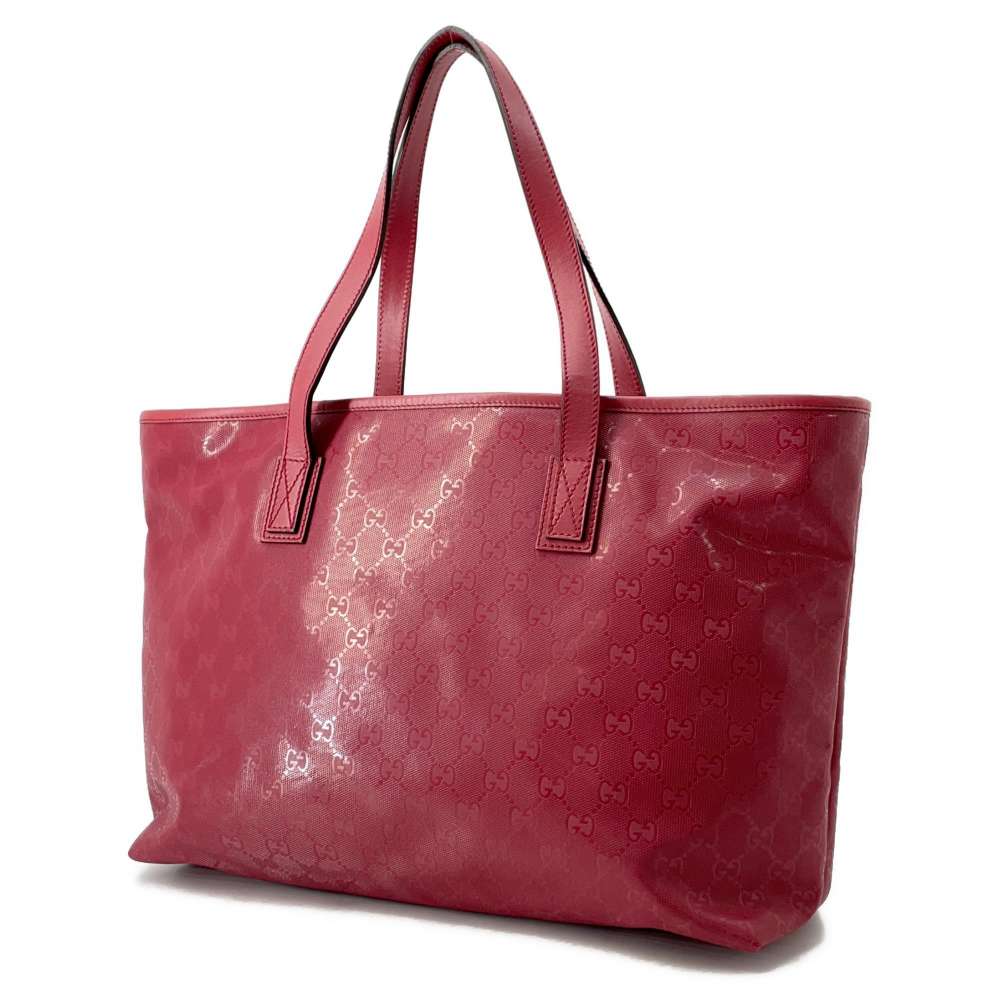 Gucci GG Imprime PVC Leather Tote Bag