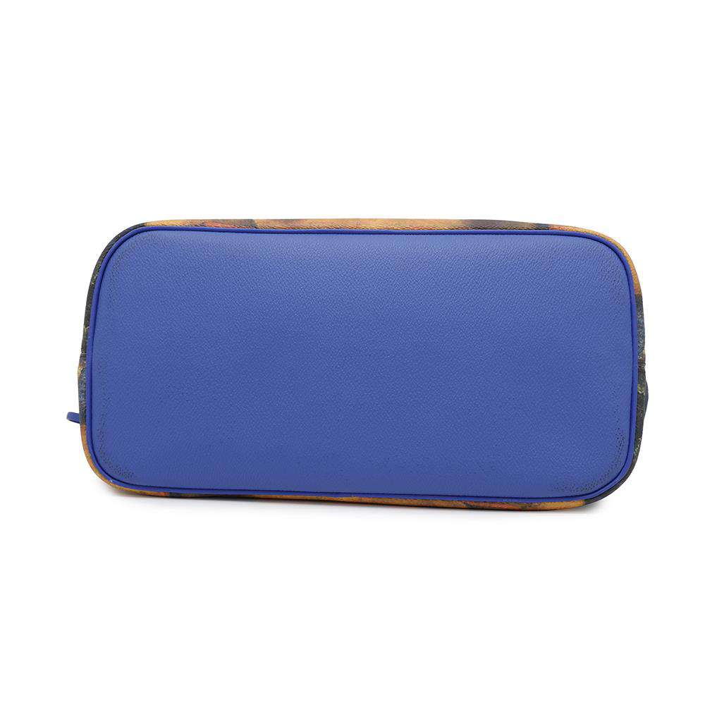 Louis Vuitton Neverfull MulticolorM43359 Celty Masters Collection Monogram Blue Tote Bag