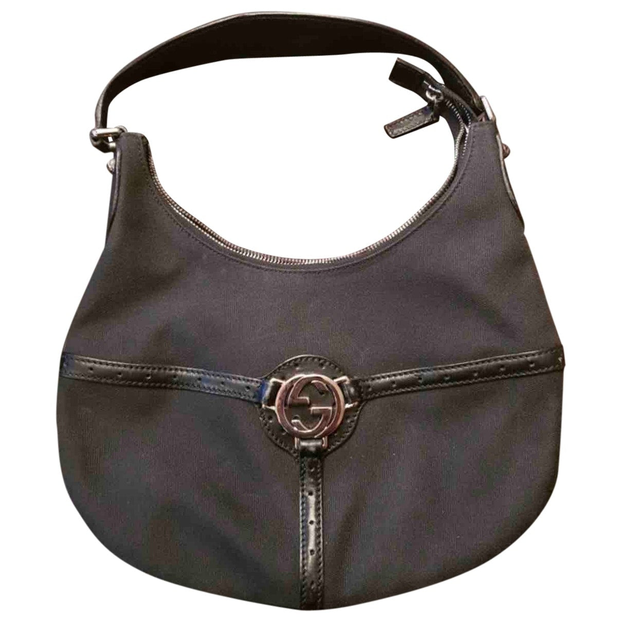 Gucci black cloth handbag