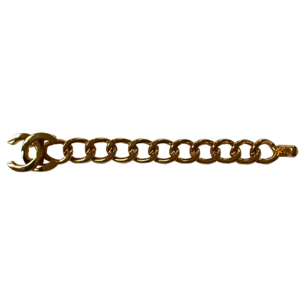Chanel cc gold chain bracelets