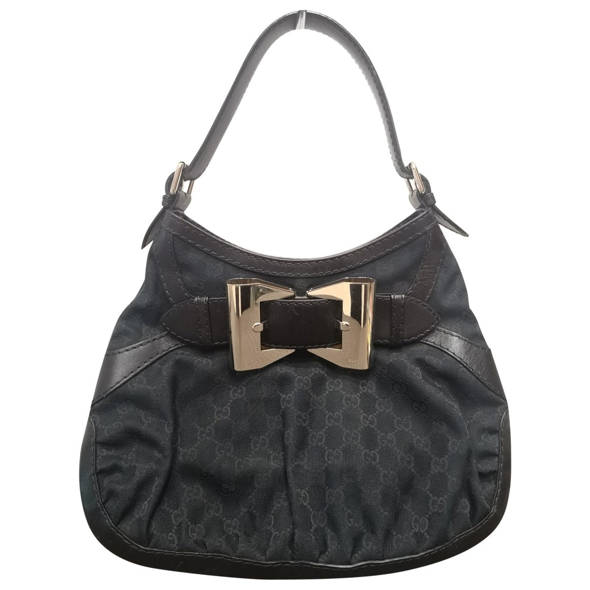Gucci black cloth handbag