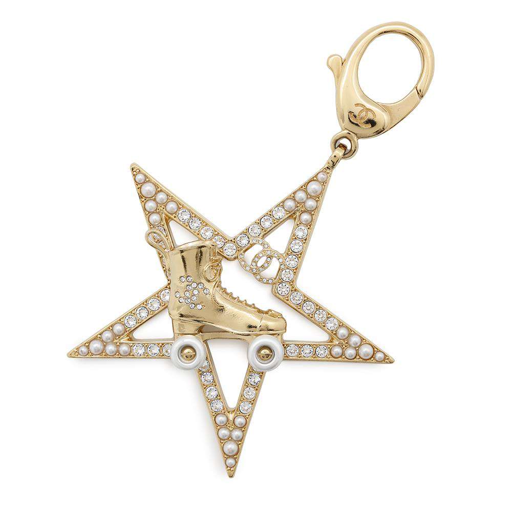 Chanel Star Motif Charm GoldABC666 Key Chain