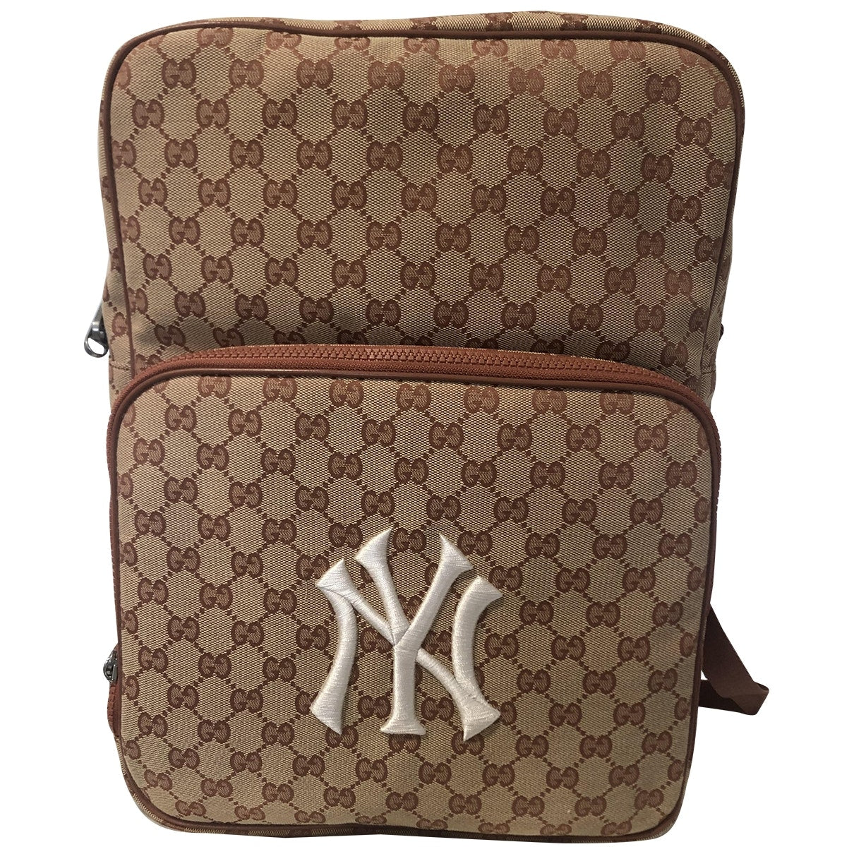 Gucci camel cloth bag