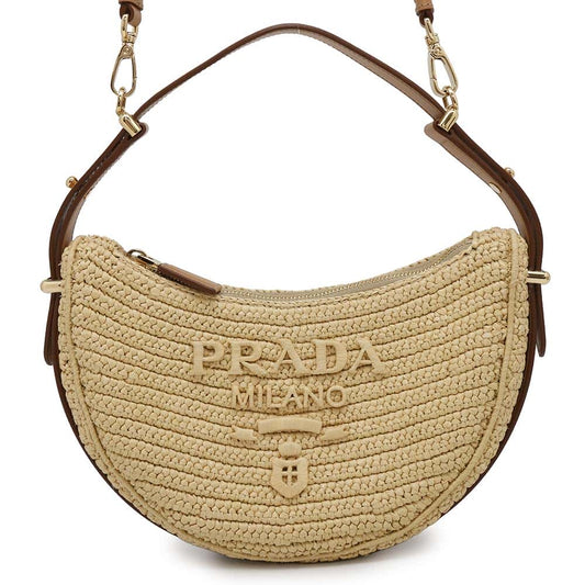 Arke Crochet Shoulder Natural Bc Viscose Handbag Leather Brown Shoulder Bag