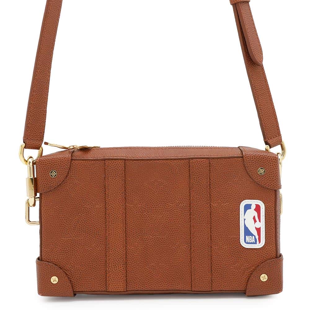 Louis Vuitton LVxNBA Soft Trunk BrownM80549 Ball・Grain Monogram Leather Handbag