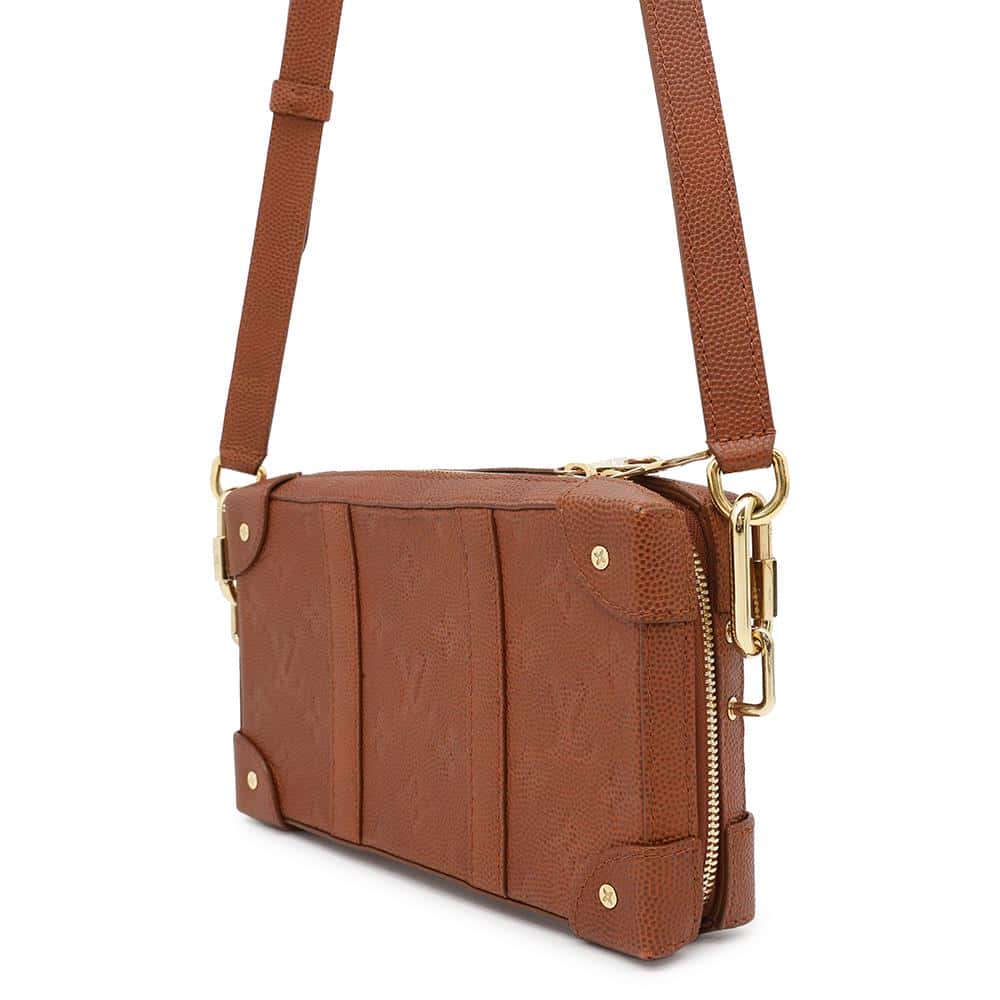 Louis Vuitton LVxNBA Soft Trunk BrownM80549 Ball・Grain Monogram Leather Handbag