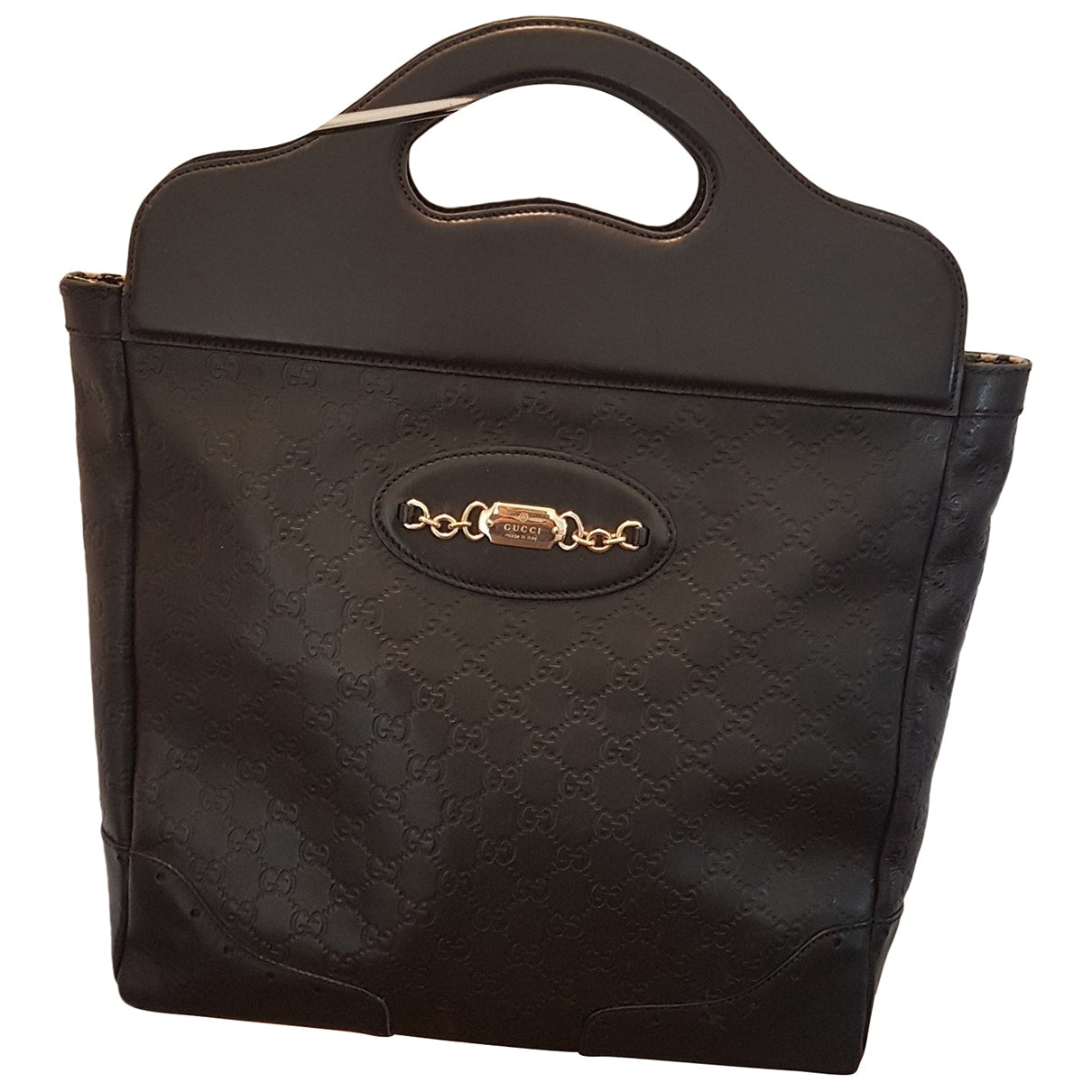 Gucci Black Leather Handbag