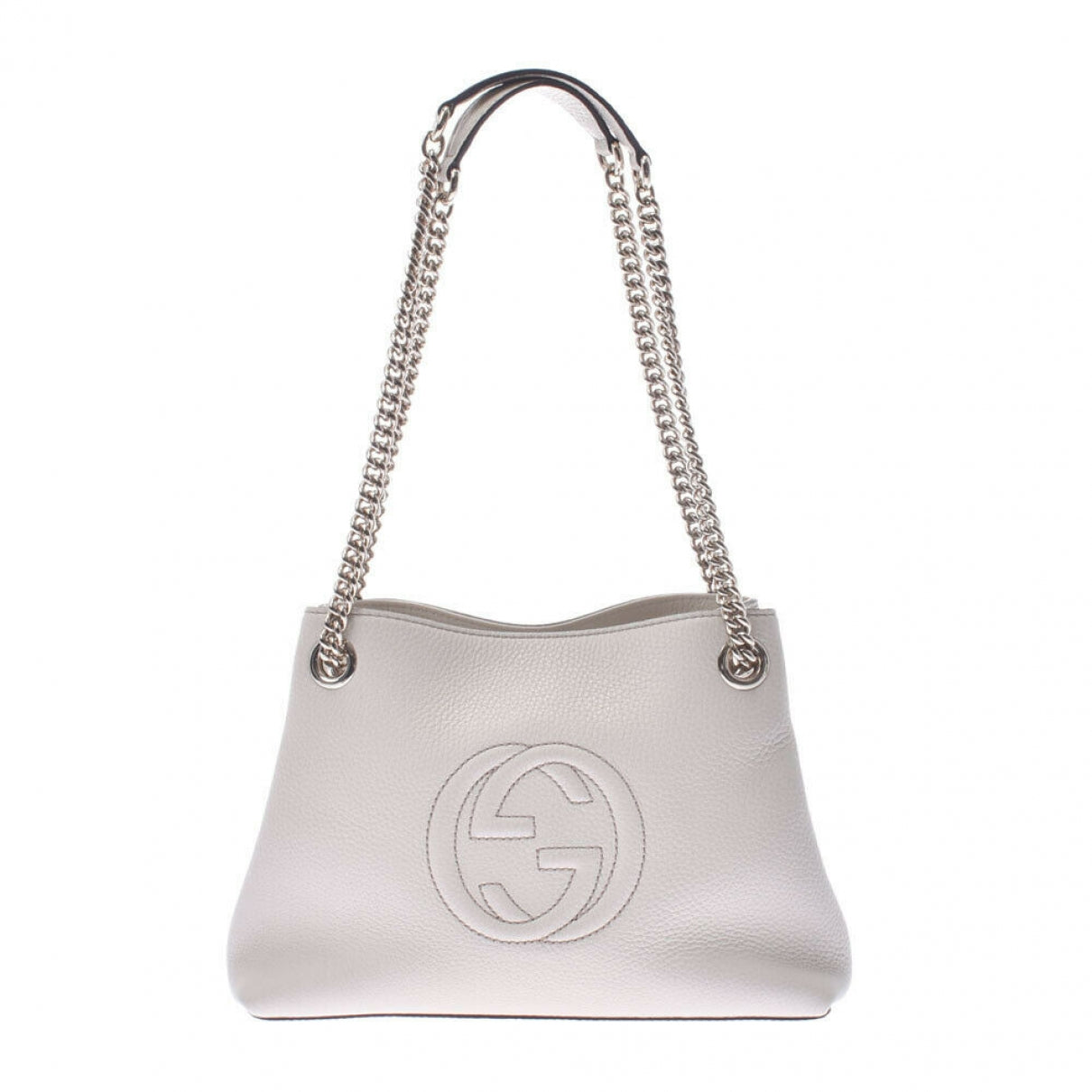 Gucci soho white leather handbag