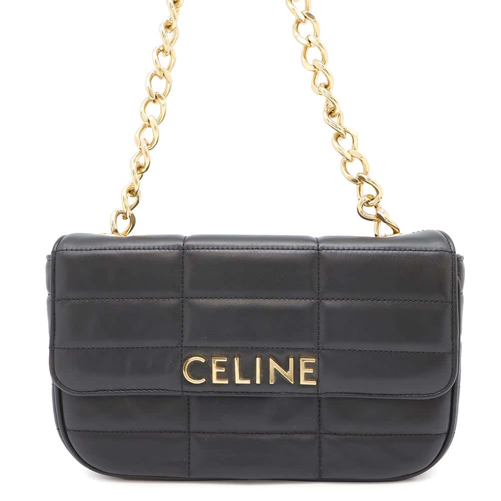Chain Monochrome Shoulder Epz Goatskin Handbag Leather Matelasse Shoulder Bag