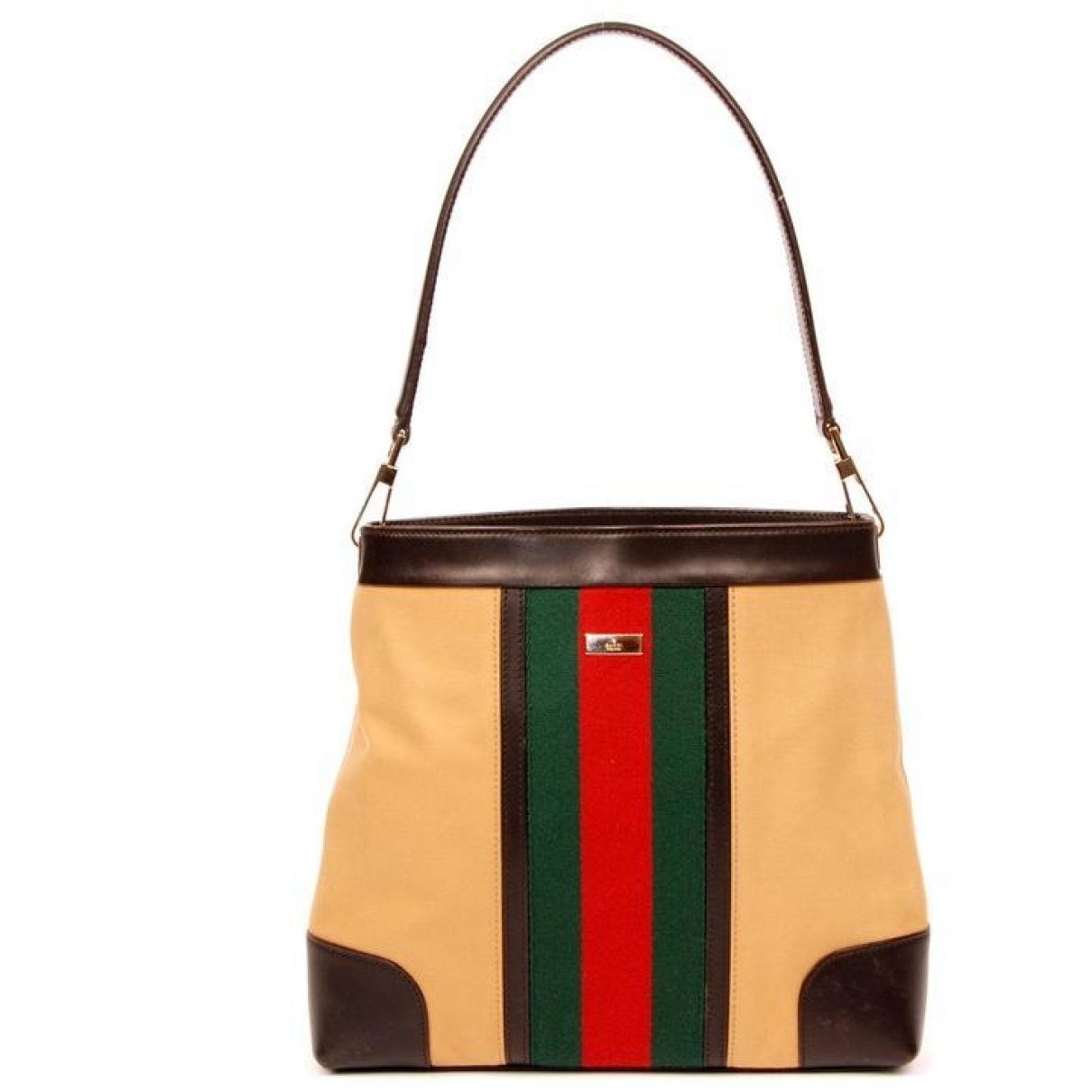 Gucci ophidia beige cloth handbag