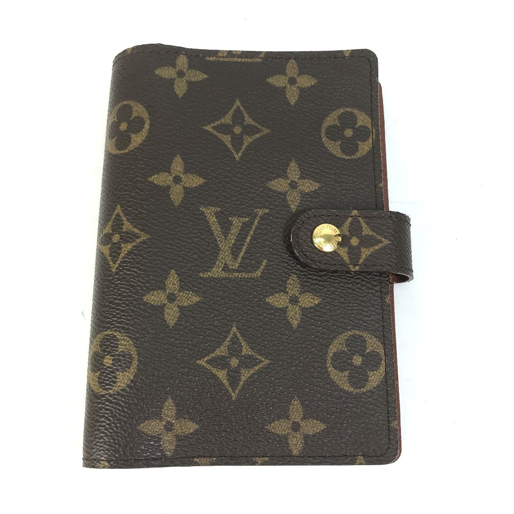Louis Vuitton Notebook cover R20005 Agenda PM Monogram Canvas Brown Handbag 10