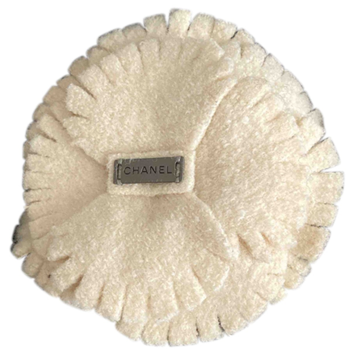 Chanel Camélia Ecru Cloth Pins & Brooches