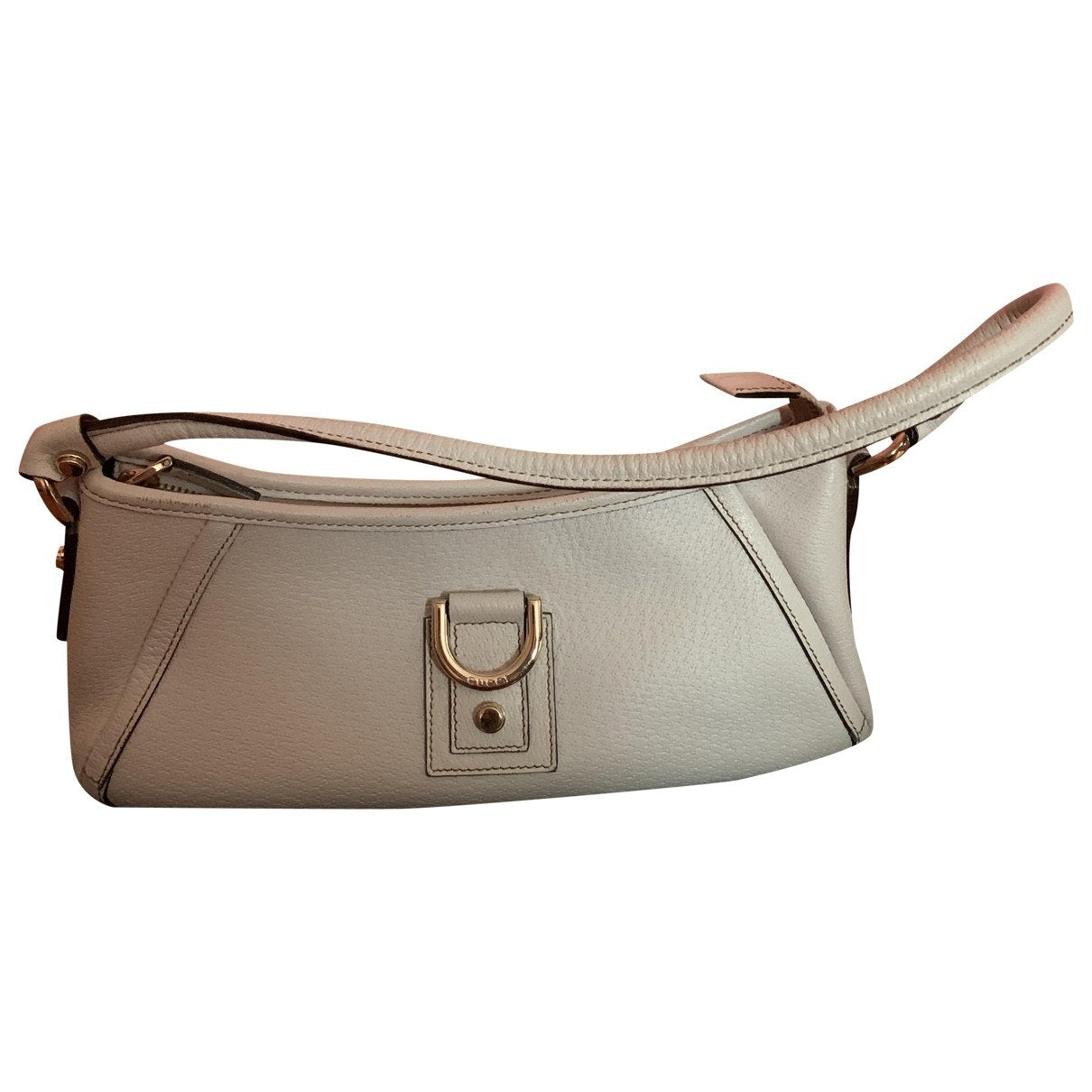 Gucci White Leather Clutch bag