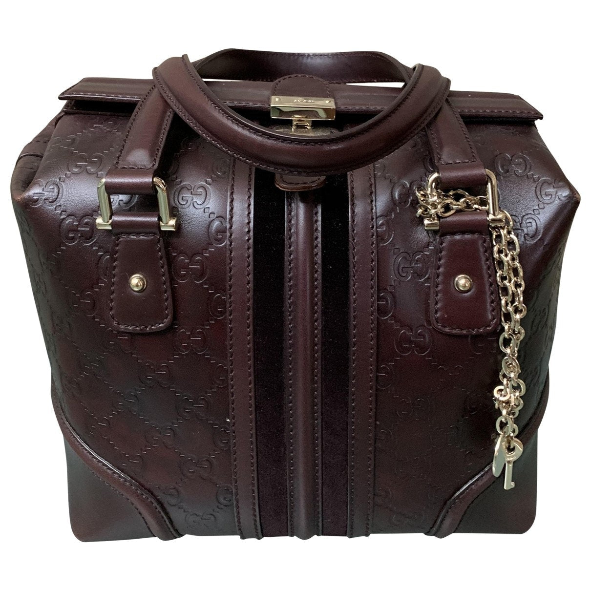 Gucci brown leather handbag