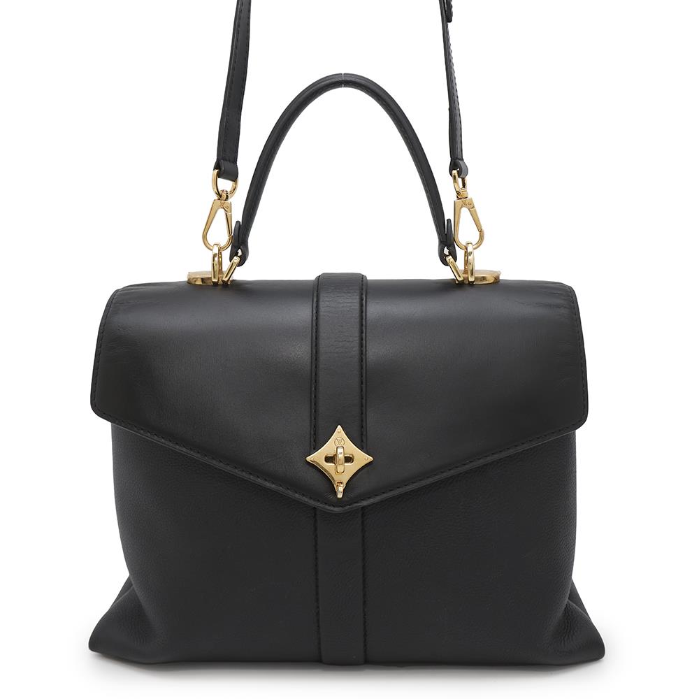 Louis Vuitton Rose De Van NoirM53816 MM Leather Handbag