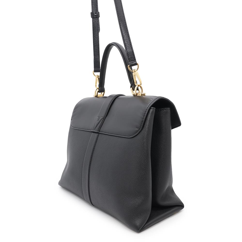Louis Vuitton Rose De Van NoirM53816 MM Leather Handbag