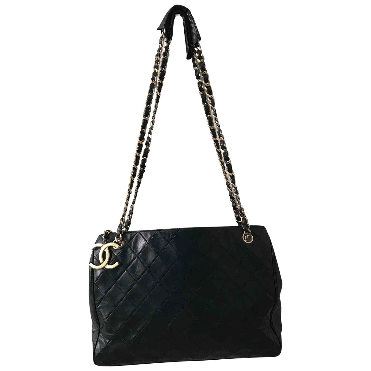 Chanel Black Leather Handbag