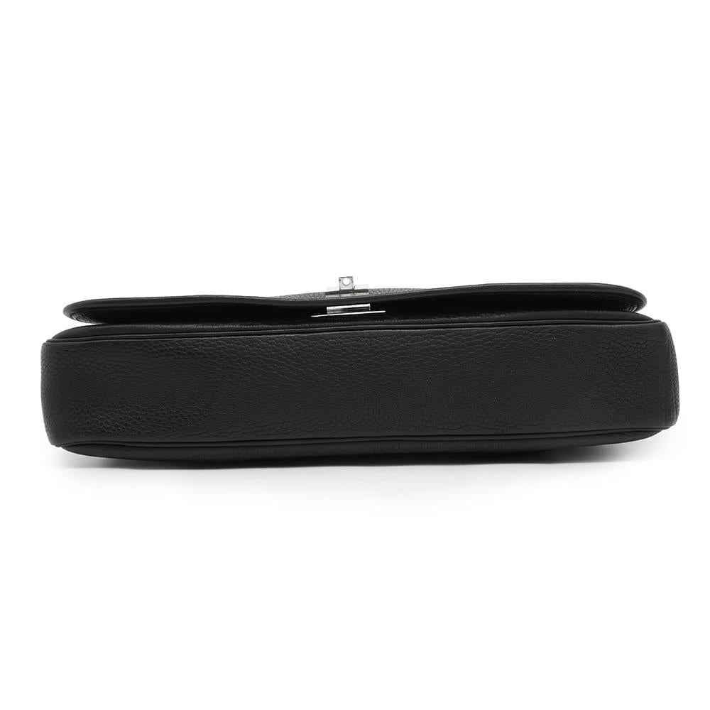 Victoria Messenger Bag Taurillon Clemence Black Travel Bag