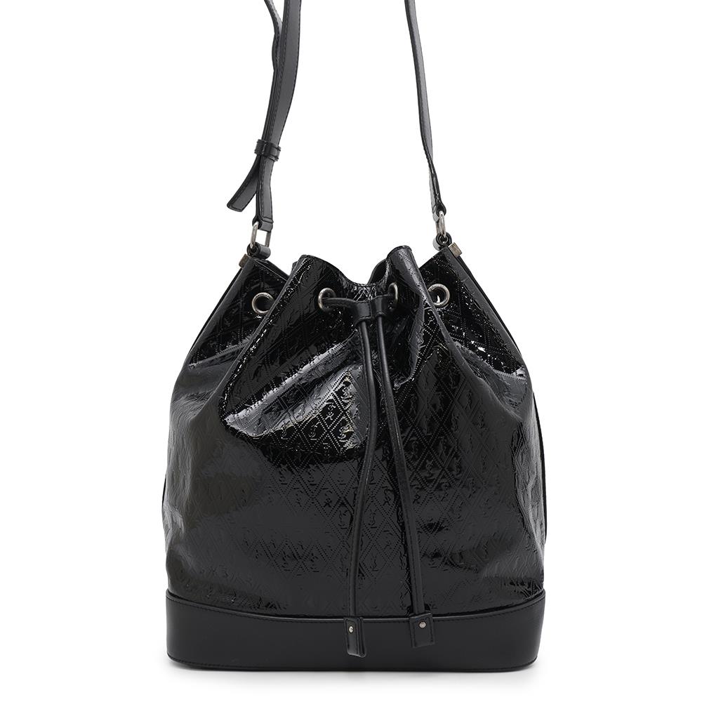 Saint Paris Bucket Bag Black568606 Patent Leather Monogram